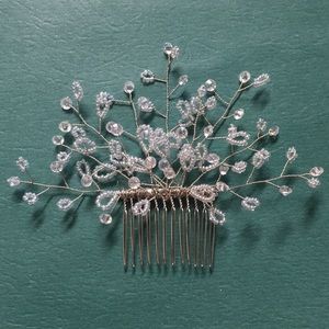 Handcrafted Large Crystal Clear Hair comb
